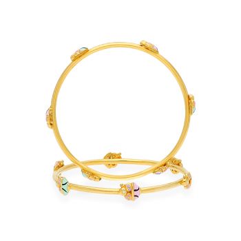 Buy Gold Baby Bangles Adjustable Baby Bangle Gold Plated Toddler Bangles  Baby Bracelet Infant Gold Bangles Bangles Gift for Baby Online in India -  Etsy