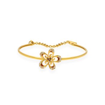 Floral Gold Bracelet For Women