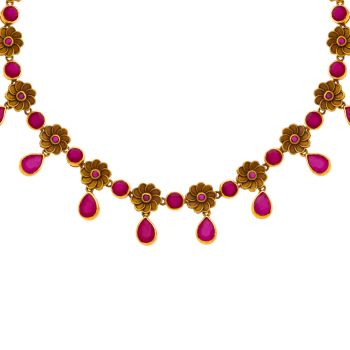 Antique Necklace with Rubies