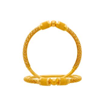 Dazzling Divinity: Artisan Gold Bangles