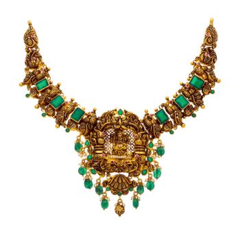 Stunning 22-Carat Antique Gold Statement Necklace