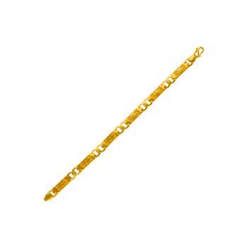 Heritage Craftsmanship: 22K Gold Bracelet for Men