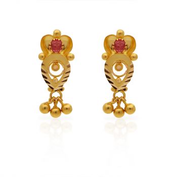 Divine Signity Golden Earrings