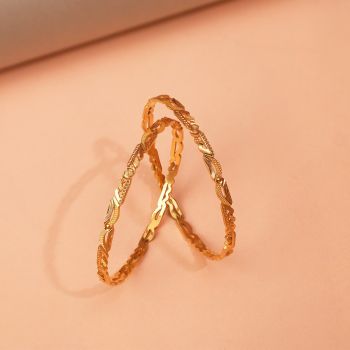 Timeless Elegance: 22K Gold Bangle Collection