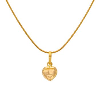 22KT Heart pendant