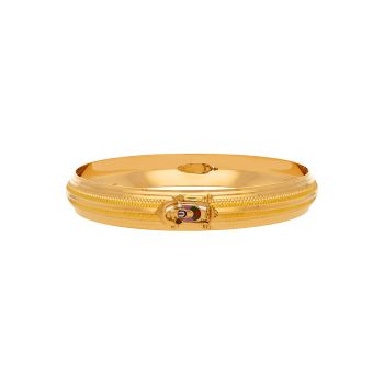 Infinite Glow: Embracing Radiance in a Classic Gold Kada