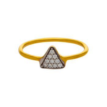Golden Prism Finger Ring