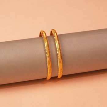 Royal Gold Bangles – A Statement of Grace by Naina Collection