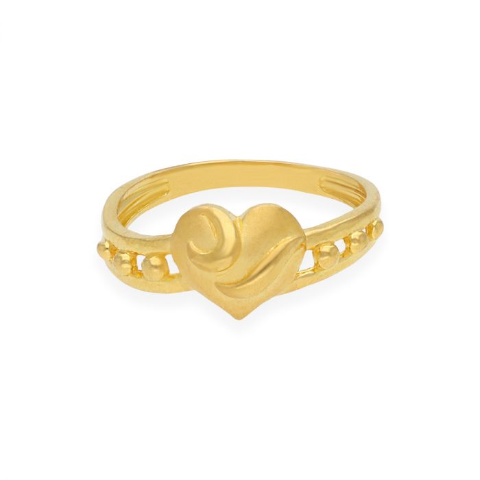Gold Heart Ring Stainless Steel | Steel Woman Ring Heart Shape -  Personality New - Aliexpress